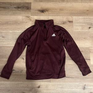 Adidas Maroon Athletic Pullover